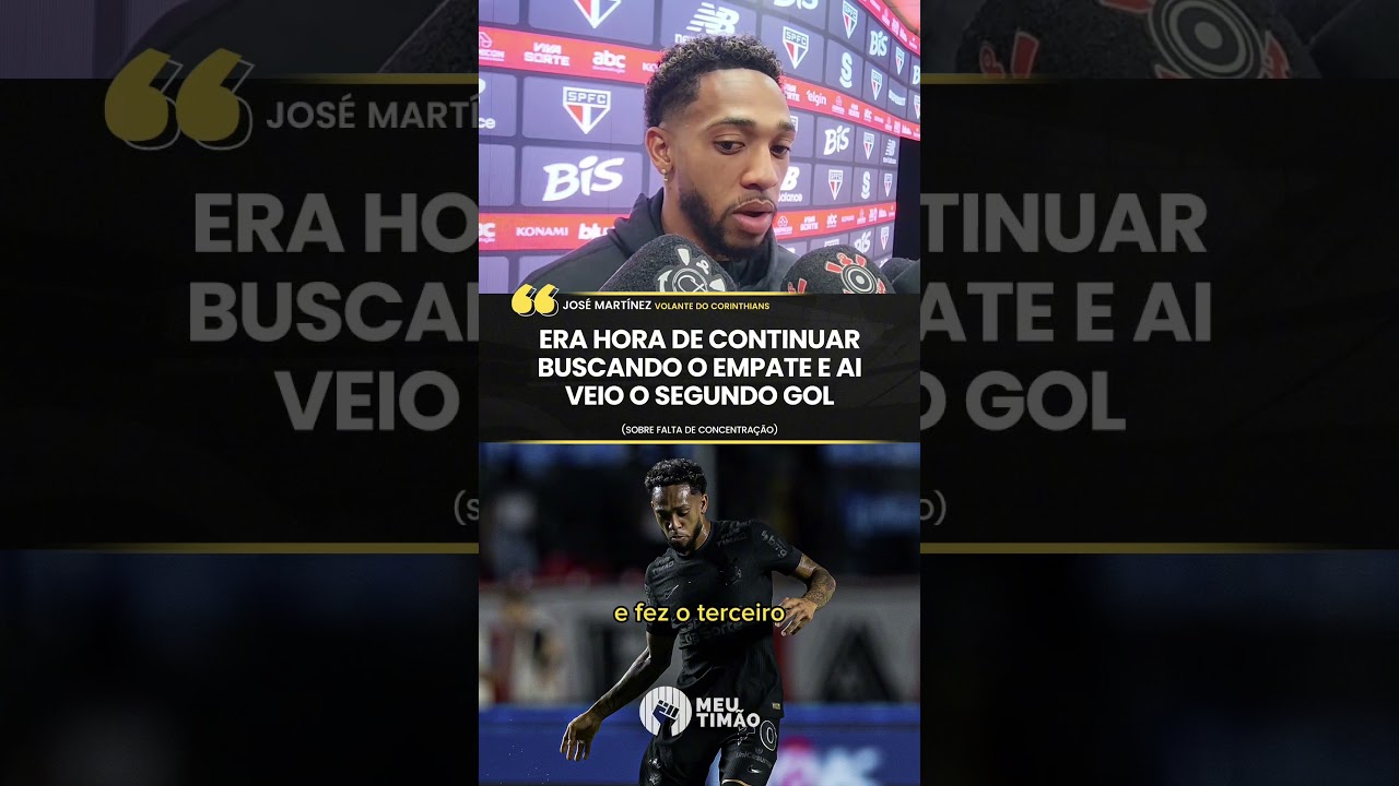 JOSÉ MARTÍNEZ FALA SOBRE POSSÍVEL FALTA DE CONCENTRAÇÃO NO MAJESTOSO