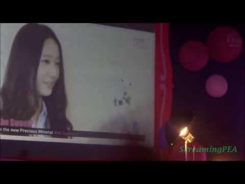 130807 Krystal Intro + Sulli Focus @ ETUDE PINK PLAY PARTY SG [Fancam]