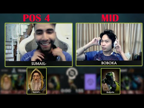 Sumail can't stop Smiling at Pos 4 KOTL pick & BoBoKa Mid EarthSpirit