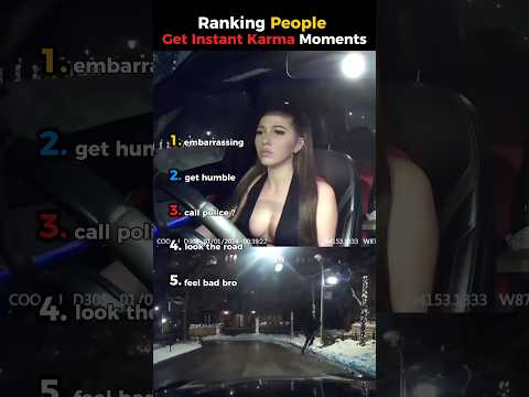 Ranking People Get Instant Karma Moments #shorts
