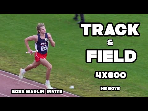 2022 Marlin Invite Boys 4x800m relay