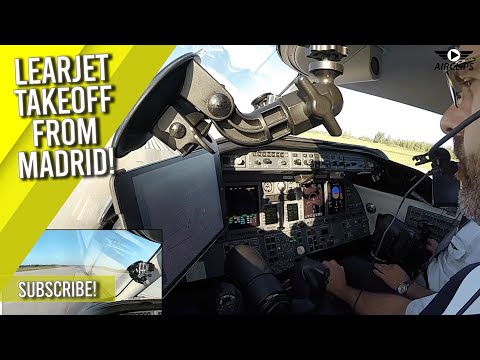Little ROCKET: Learjet 45 Takeoff from Mirabel, Canada! [AirClips]