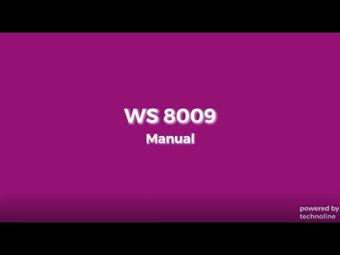 Nepriskirta Temperatūros ir drėgmės jutiklis Technoline MA 10320 PRO video