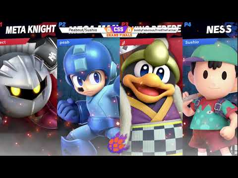 CSS 23 Doubles - GF - Peabnut & Sushio O'Neal (MM/Ness) vs. BobbyFabulous & Sect (DDD/MK) - SSBU