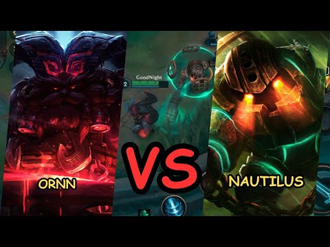 Ornn VS Nautilus Baron Lane Match Up Gameplay, First Time Using Ornn