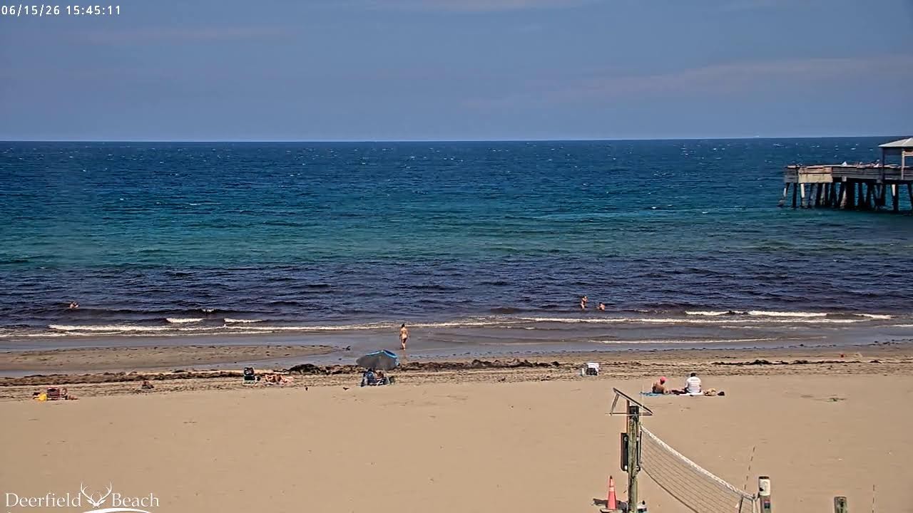 Live webcam view of Deerfield Beach Surf Cam