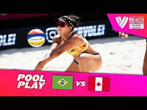 Thamela/Victoria vs. Bélanger/Monkhouse - Pool Play Highlights | Itapema 2025 #BeachProTour