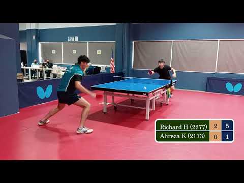 Richard Ho (2277) vs Alireza Khatibi (2173) - Bay Area Championship at TTA on 6-5-2022