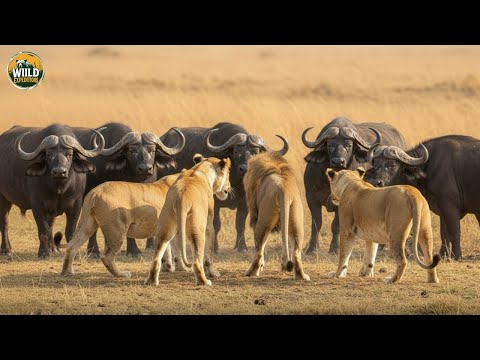 Lion Pride Struggle: The Ultimate Fight for Survival | 4K Wildlife Documentary