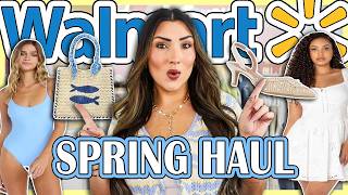 *UNBELIEVABLE* WALMART SPRING FASHION 🌸😍 sundresses, swimwear, jeans, sandals & MORE! #walmarthaul