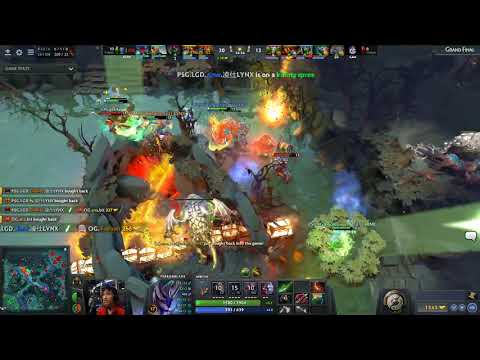 OG VS PSG.LGD Roshan Fight EPIC!