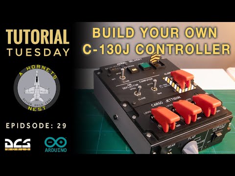 Ep. 29: DCS C130J Hercules | Controller Build | Flight Simulator