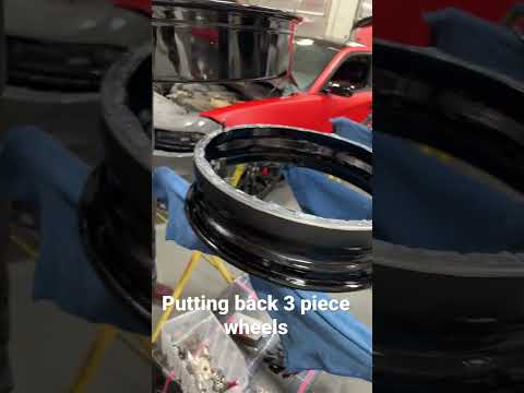 Putting 3 piece wheels back together
