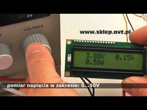 AVT5333 - Multimetr panelowy - Miernik do zasilacza laboratoryjnego