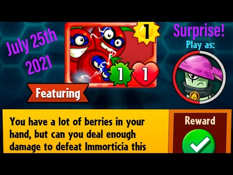 PvZ Heroes - Surprise! - July 25th 2021 - Daily Challenge Solution (Day 6)