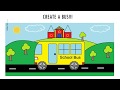 Year 2 ICT Using MS PAINT Tools To Create A School Bus