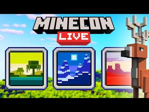 This will be the NEW BIOMES of Minecraft 1.15 😮 MINECON LIVE 2019