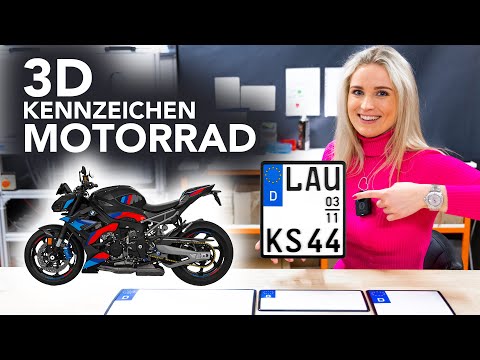 3D Motorradkennzeichen - Herstellung, Merkmale & Besonderheiten vom 3D Kennzeichen für das Motorrad