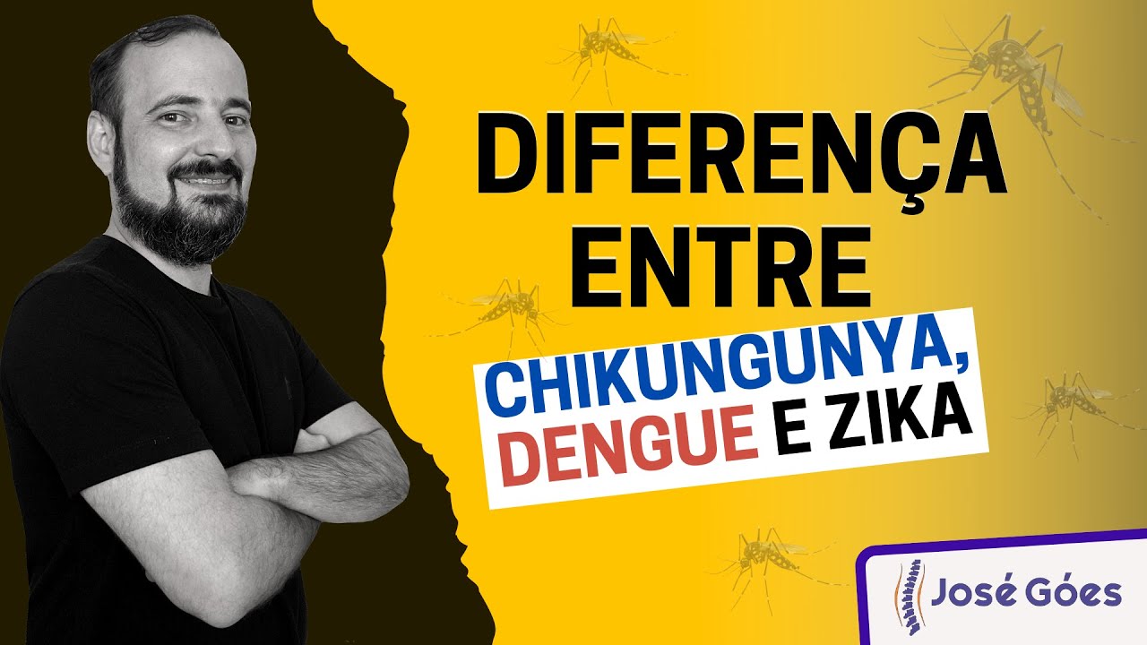 Diferença entre Dengue, Chikungunya e Zika | José Góes
