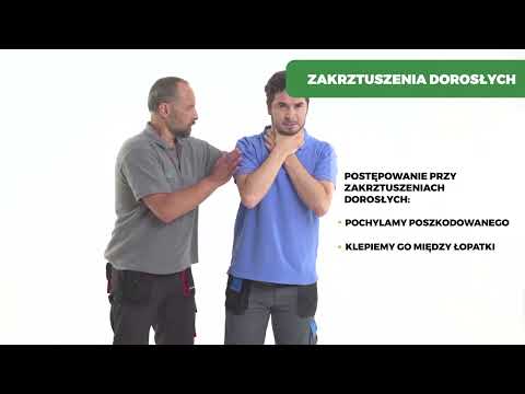 Zakrztuszenia u dorosłych - PIERWSZA POMOC PRZEDMEDYCZNA