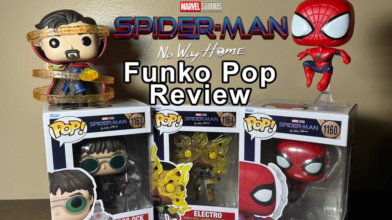 Spider-Man No Way Home Funko Pop Reviews! (Doc Ock, Electro, Spider-Man Last Swing Suit)