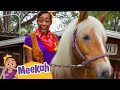 Meekah Goes Horseback Riding At The Equestrian Center Blippi Meekah Kids TV