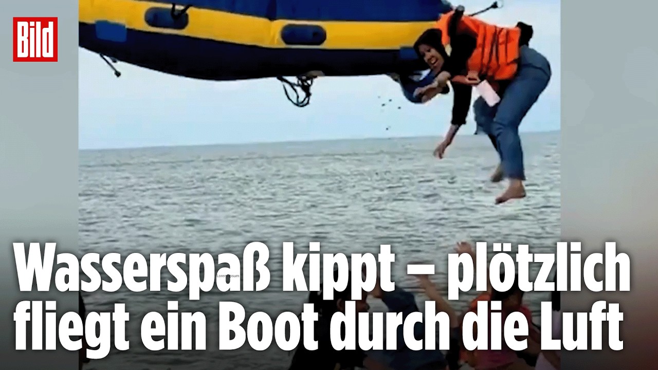 UNFALL AM STRAND: Speedboot zieht Touristen zu nah ans Ufer – fünf Verletzte