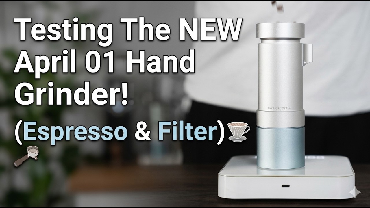 Testing The NEW April 01 Hand Grinder! (Espresso & Filter)