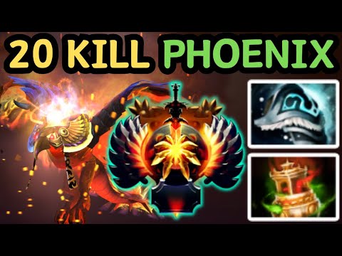 🔥 20 KILL MID PHOENIX TURNED DOTA 2 INTO A BBQ 🔥