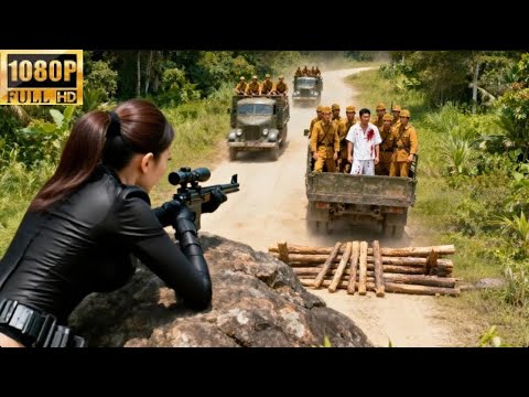 The female agent ambushed the Japanese army in the mountains and wiped out the enemy