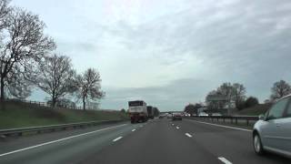 preview picture of video 'Driving On The M6 Motorway From J18 Middlewich To J17 Sandbach, Cheshire East, England'