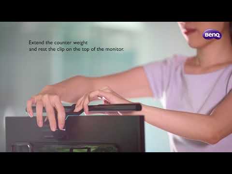 Šviestuvas monitoriui BENQ Screenbar e-reading / 9H.W42QD.WP1 video