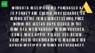 What Is Jcpenney Return Policy