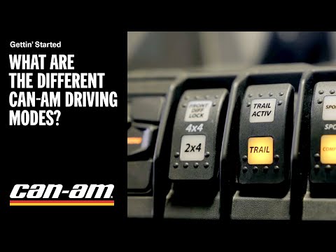 What are the different Can-Am Driving Modes?