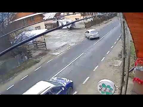 Accident la Agas, judetul Bacau