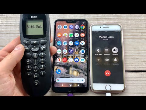 Mobile Calls iPhone 7 vs Xiaomi Mi A2 lite vs BMW Phone/ Incoming and Outgoing Crazy Call