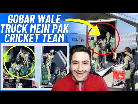 Pakistan Cricket Team arrival Australia in Gobar Wale Truck Mein