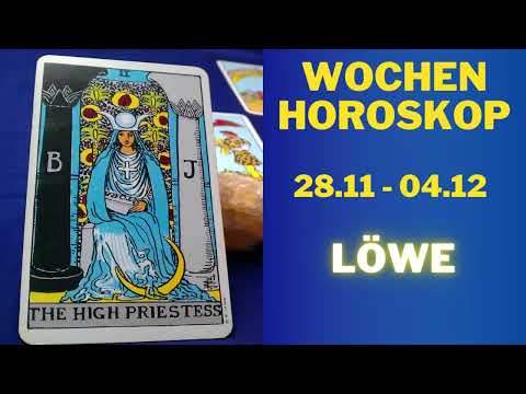 Wochenhoroskop - Löwe - 28.11 - 04.12.2022