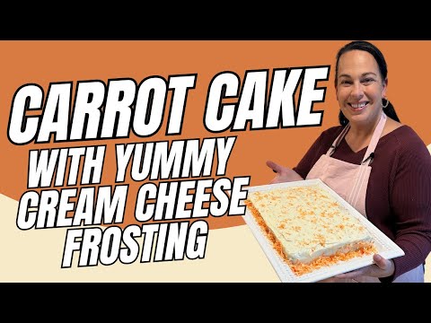 How to Make Carrot Cake - Moist Carrot Cake with Cream Cheese Frosting #cake #cakerecipe