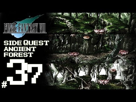 Final Fantasy VII Platinum Trophy Gameplay Walkthrough Part 37 - Side Quest: Ancient Forest