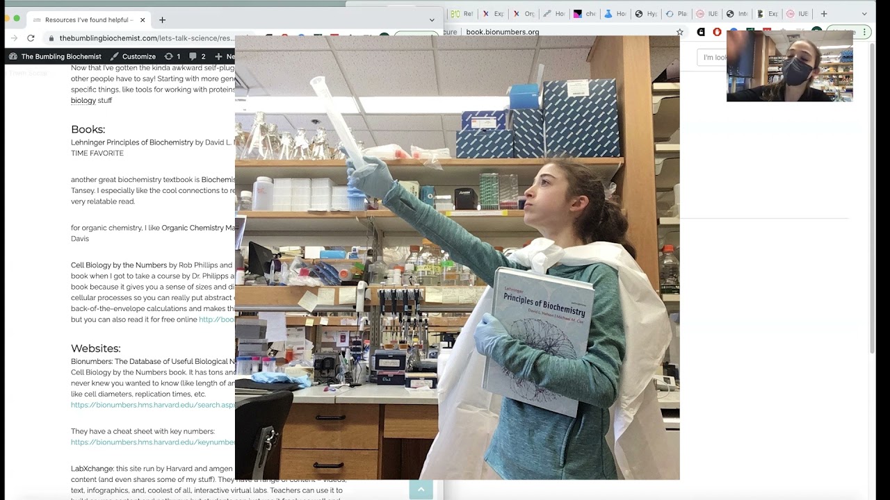 Biochemistry resources - a guide to my favorite books, articles, sites, software, etc.