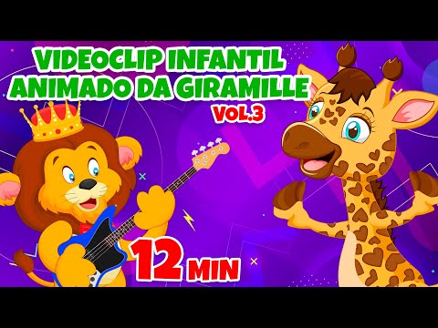 Videoclip Infantil Animado da Giramille Vol. 3 - Giramille 12 min | Desenho Animado Musical