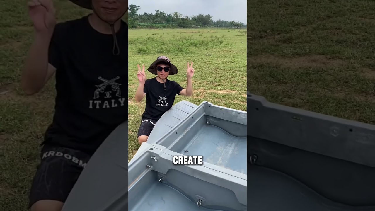 China's Entrepreneur Make Foldable Boat #shorts #enterpreneur #boat #usa #usabusiness #usashorts #us