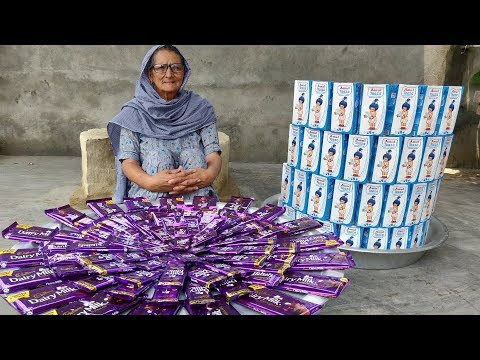 MILKSHAKE RECIPE Prepared By My Granny | CADBURY DAIRY MILK SHAKE | CHOCOLATE MILK SHAKE