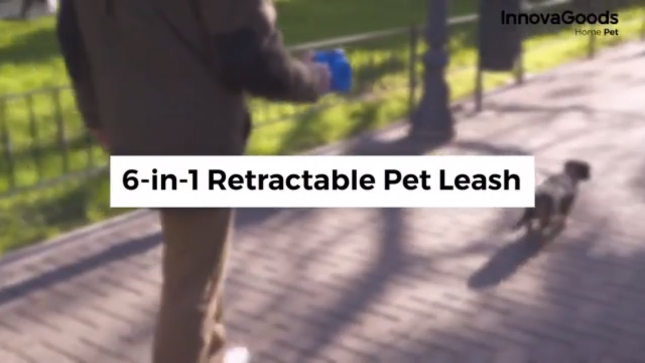 Šeši viename ištraukiamas šuns pavadėlis Compet InnovaGoods Home Pet