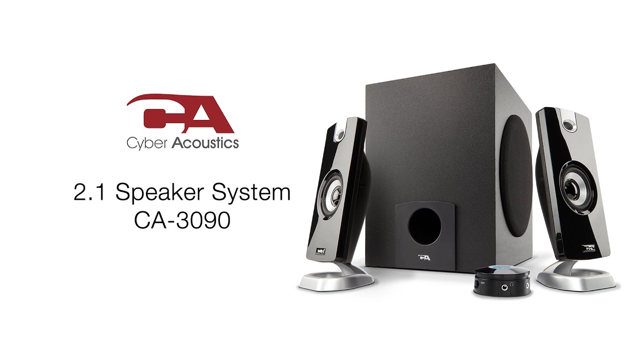 2.1 Speaker System (CA-3090) | Cyber Acoustics