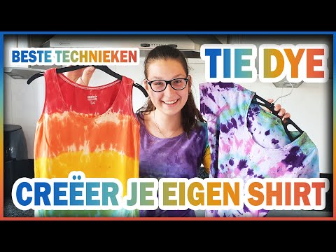 ZO MAAK JE JOUW  PERFECTE TIE DYE SHIRTS  GOEDKOOP EN MAKKELIJK + 3 VOORBEELDEN- DIY - 365