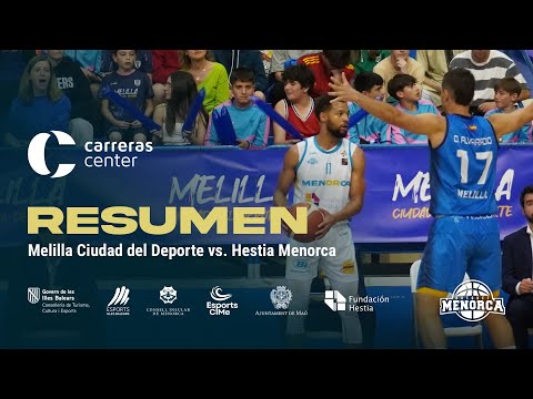 ⏯️ 𝐑𝐄𝐒𝐔𝐌𝐄𝐍 𝑪𝒂𝒓𝒓𝒆𝒓𝒂𝒔 𝑪𝒆𝒏𝒕𝒆𝒓 | 𝐉𝟐𝟗 𝐋𝐄𝐁 𝐎𝐫𝐨 𝟐𝟑/𝟐𝟒: Melilla Ciudad del Deporte 74-92 Hestia Menorca
