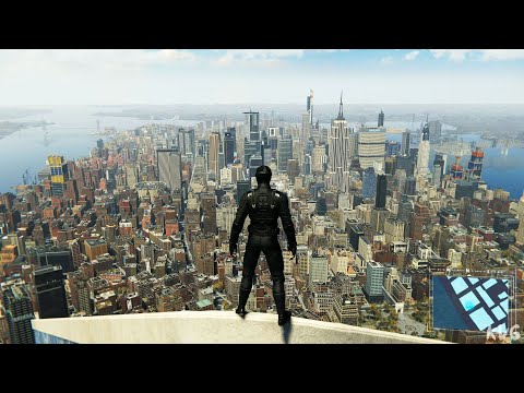 Marvel’s Spider-Man Remastered - Stealth Suit - Open World Free Roam Gameplay (PC UHD) [4K60FPS]