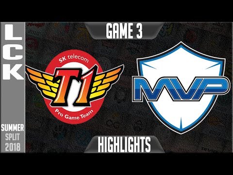 SKT vs MVP Highlights Game 3 | LCK Summer 2018 Week 2 Day 2 - SK Telecom T1 vs MVP G3